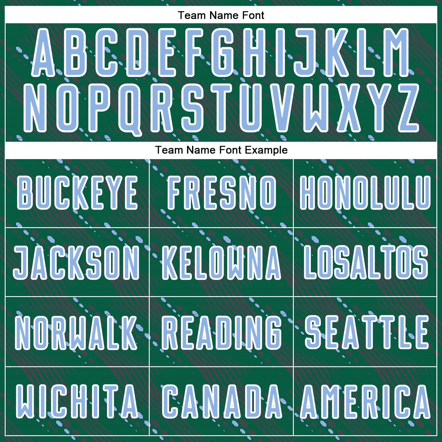 Custom Kelly Green Light Blue-White Slant Lines Sports Sublimation Soccer Uniform Jersey