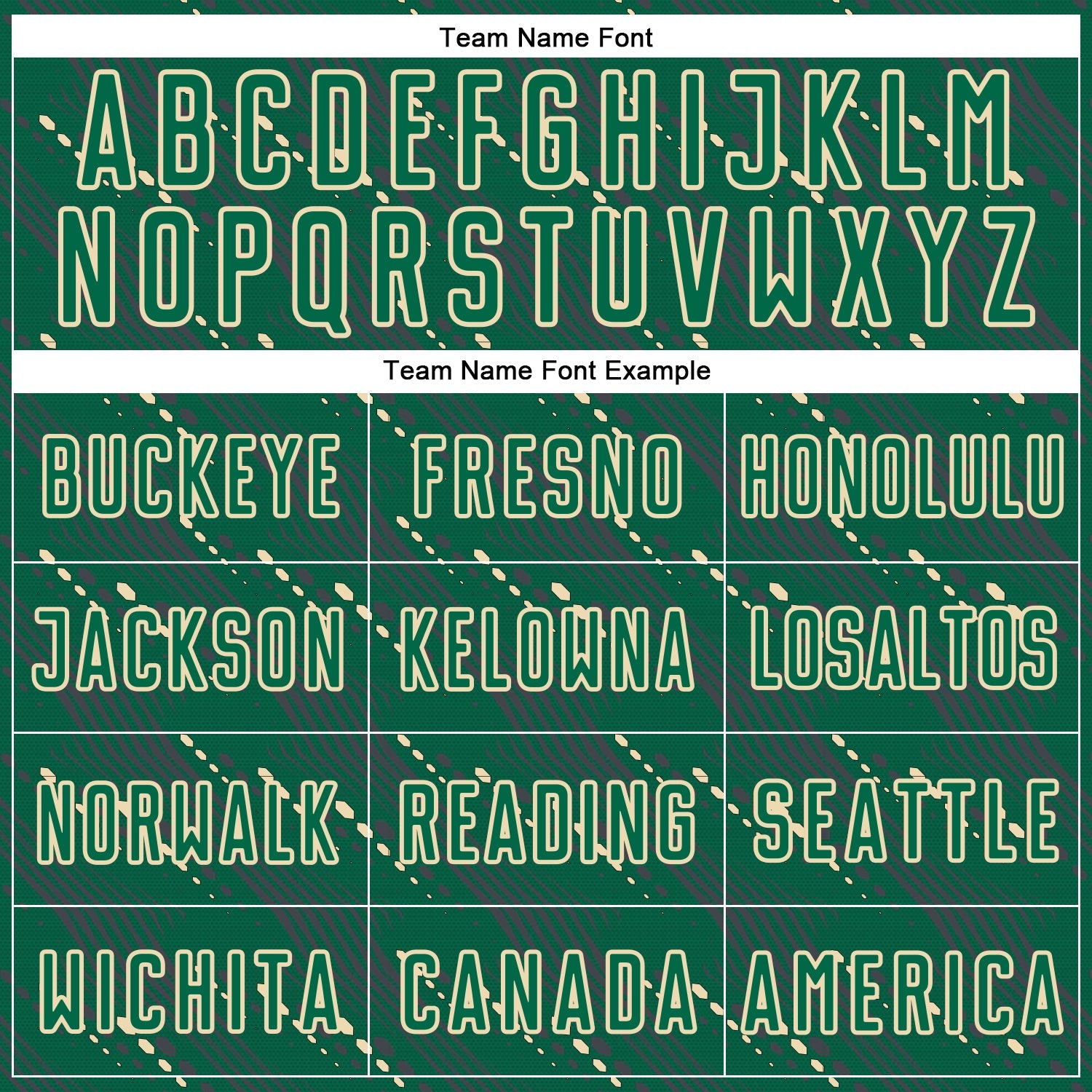 Custom Kelly Green Cream Slant Lines Sports Sublimation Soccer Uniform Jersey