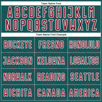 Custom Teal Crimson-White Slant Lines Sports Sublimation Soccer Uniform Jersey