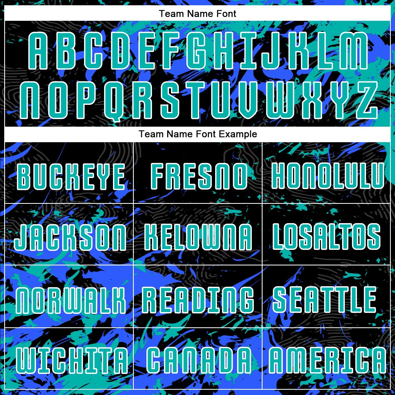 Custom Black Aqua Royal-White Fluid Art Splash Sublimation Soccer Uniform Jersey