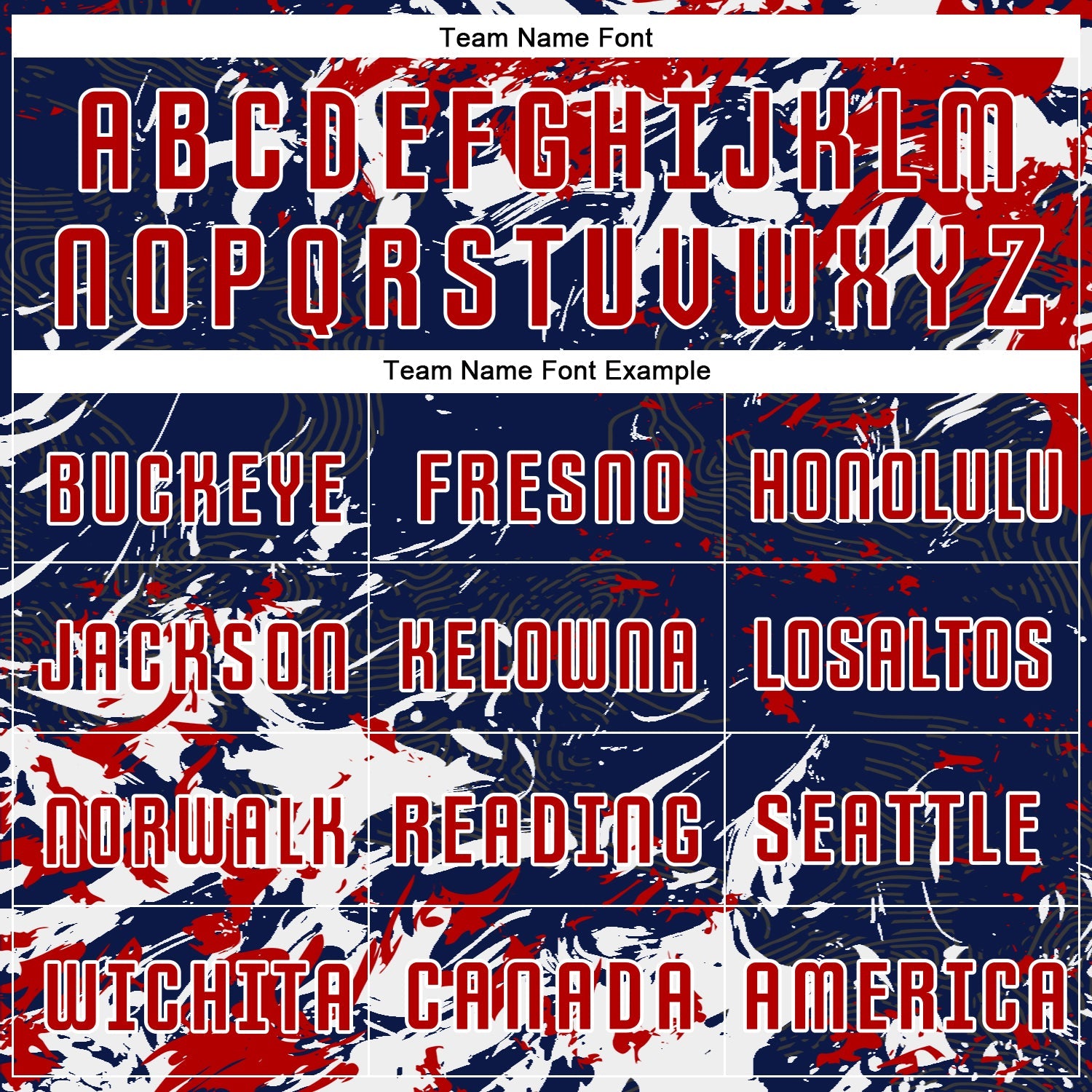 Custom Navy Red-White Fluid Art Splash Sublimation Soccer Uniform Jersey