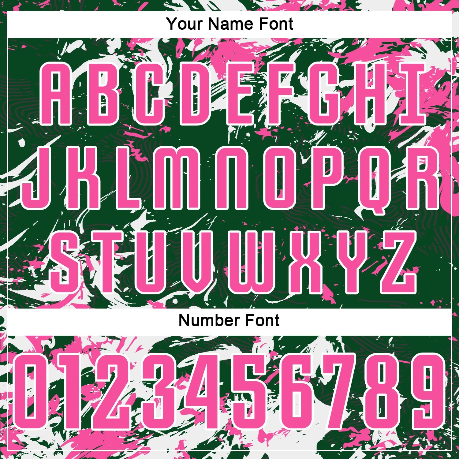 Custom Green Pink-White Fluid Art Splash Sublimation Soccer Uniform Jersey