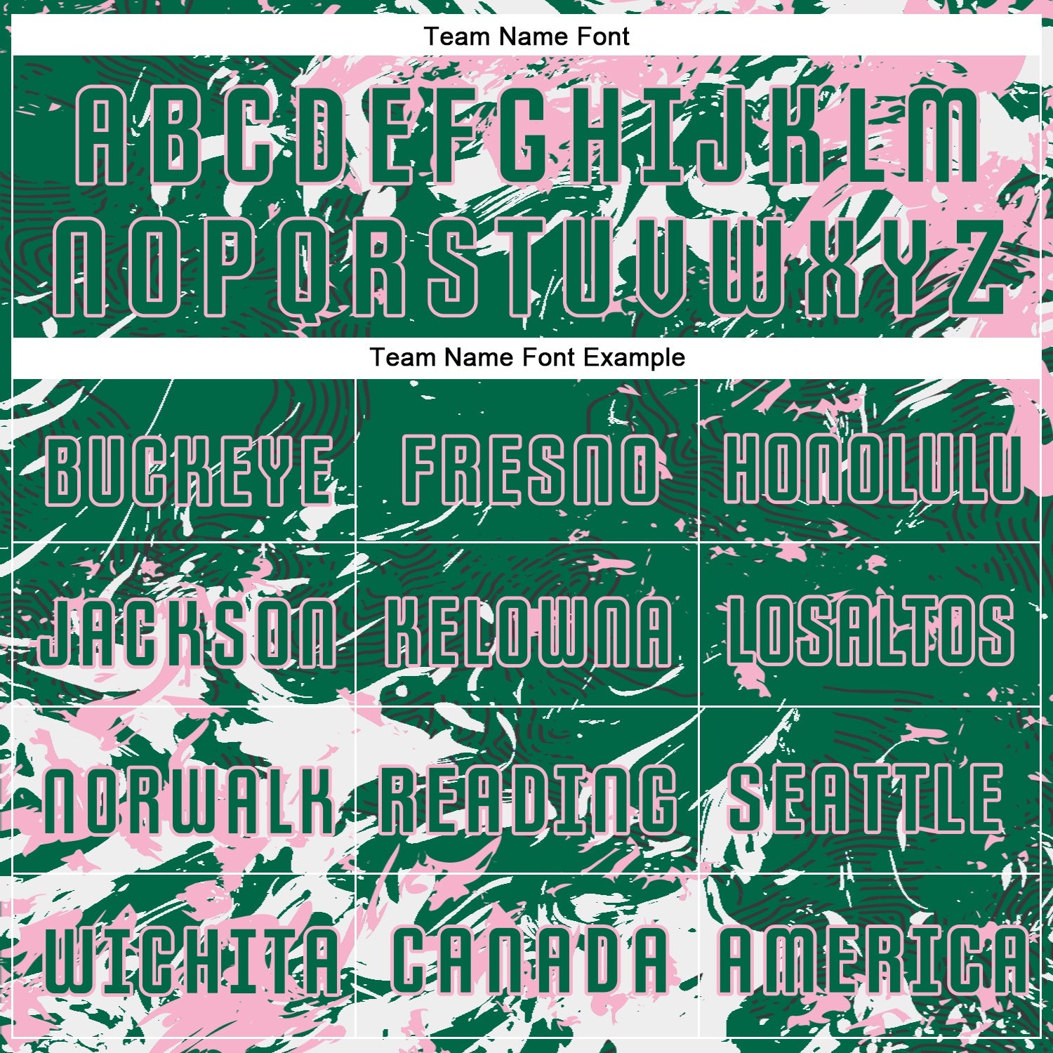 Custom Kelly Green Light Pink-White Fluid Art Splash Sublimation Soccer Uniform Jersey