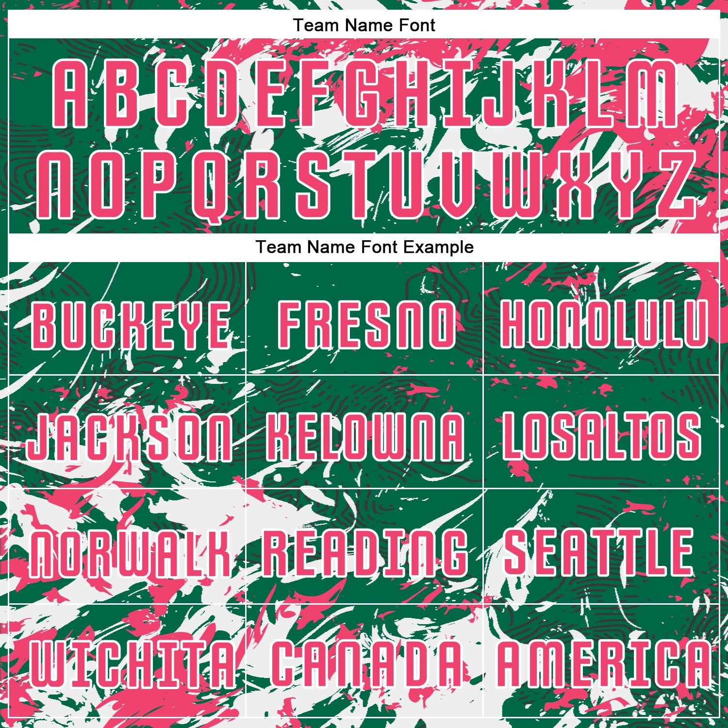 Custom Kelly Green Neon Pink-White Fluid Art Splash Sublimation Soccer Uniform Jersey