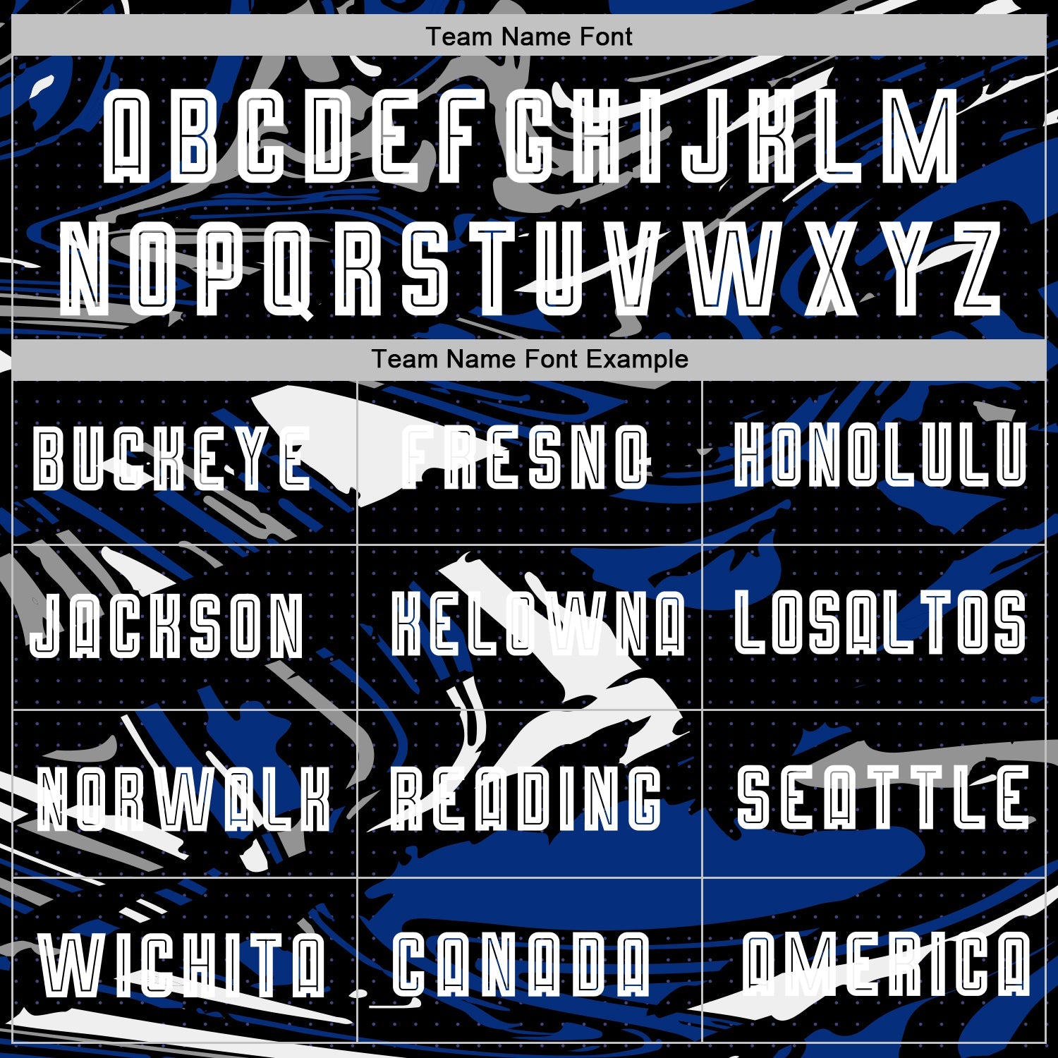 Custom Figure White Black-Royal Fluid Art Splash Sublimation Soccer Uniform Jersey