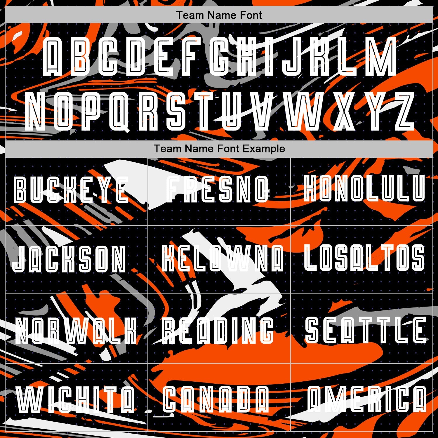 Custom Figure White Black-Orange Fluid Art Splash Sublimation Soccer Uniform Jersey