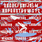 Custom Figure White Red-Light Blue Fluid Art Splash Sublimation Soccer Uniform Jersey