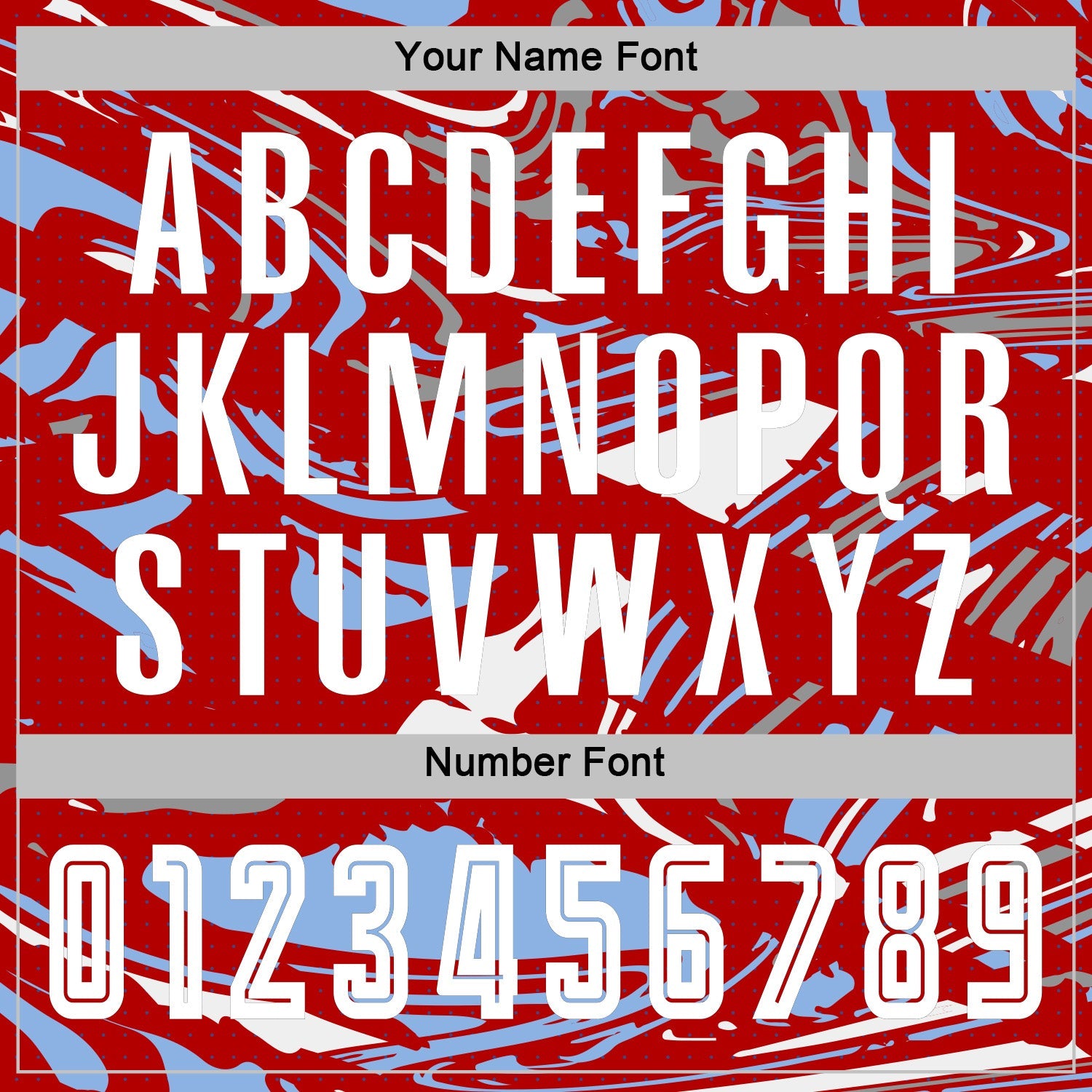 Custom Figure White Red-Light Blue Fluid Art Splash Sublimation Soccer Uniform Jersey