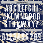 Custom Figure White Navy-Cream Fluid Art Splash Sublimation Soccer Uniform Jersey