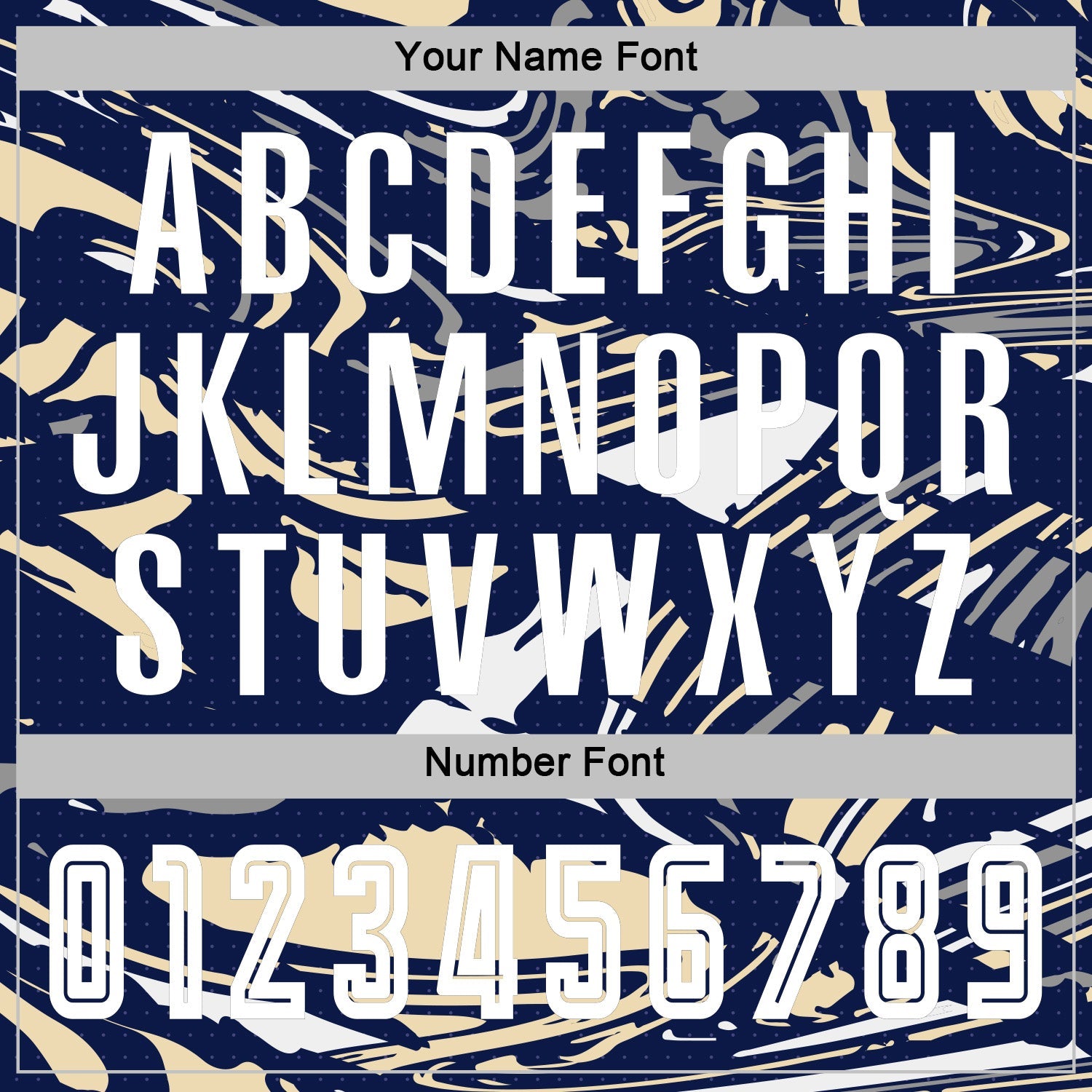 Custom Figure White Navy-Cream Fluid Art Splash Sublimation Soccer Uniform Jersey