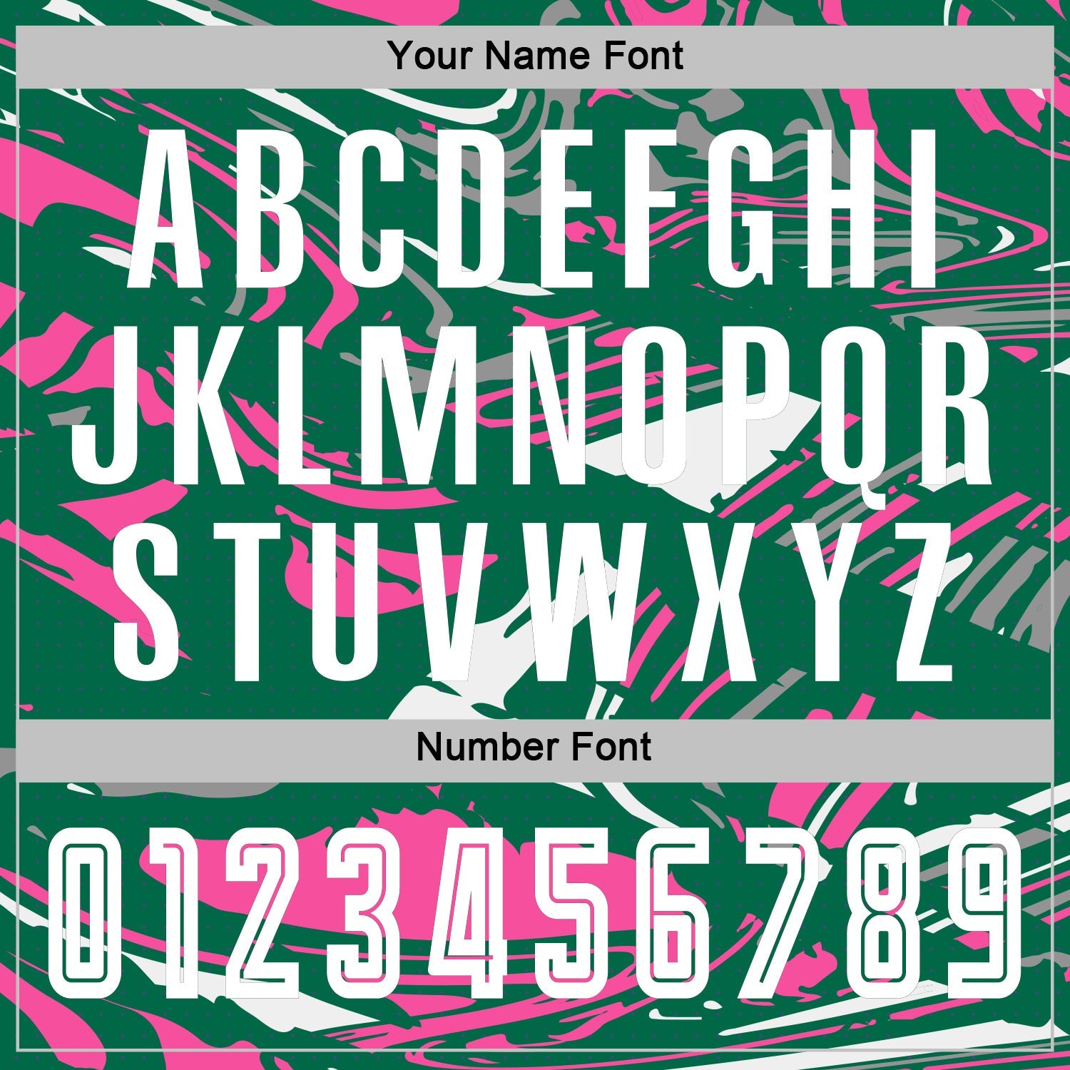 Custom Figure White Kelly Green-Pink Fluid Art Splash Sublimation Soccer Uniform Jersey