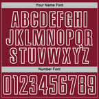 Custom Gold Crimson-White Geometric Shape Sublimation Soccer Uniform Jersey
