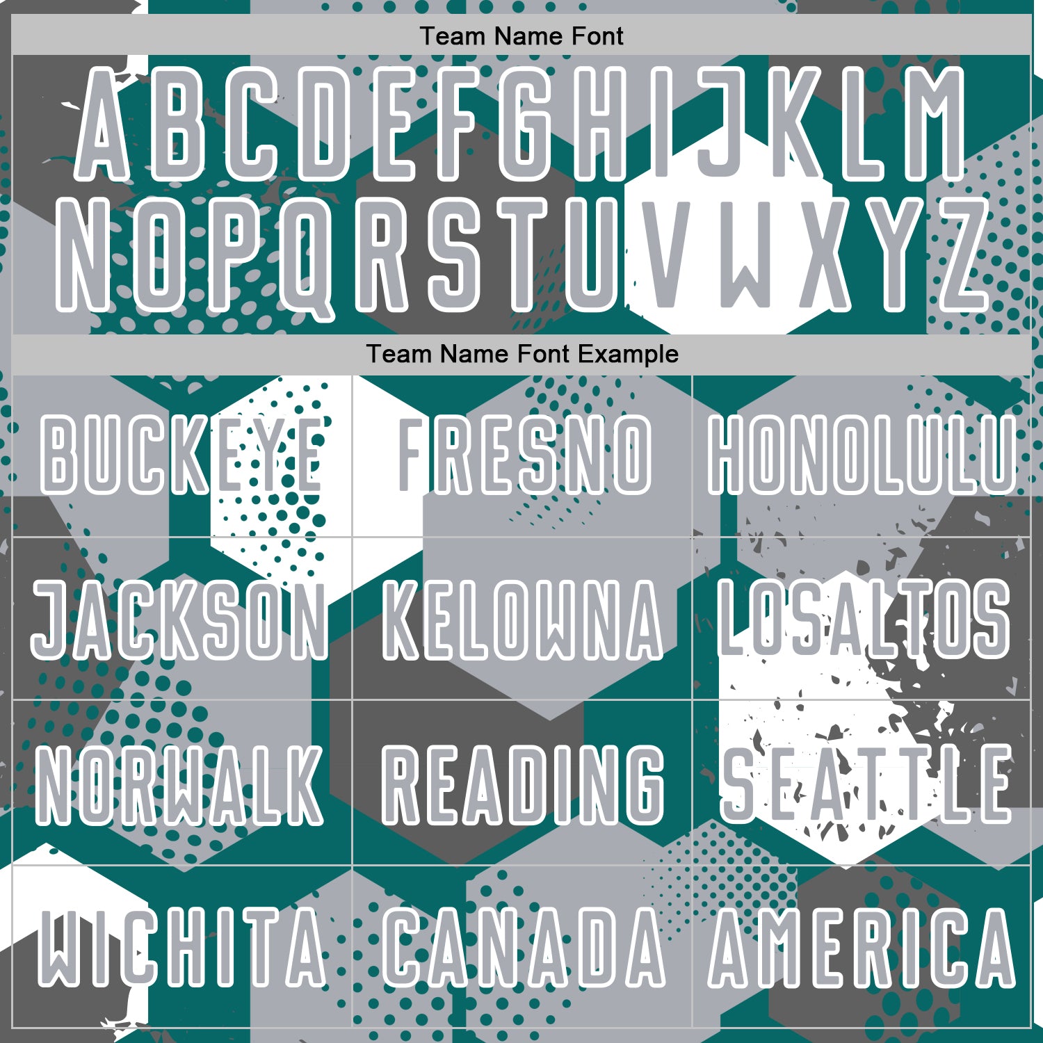 Custom Teal Gray-White Geometric Shape Sublimation Soccer Uniform Jersey