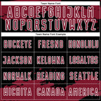 Custom Black Crimson-White Abstract Fragment Art Sublimation Soccer Uniform Jersey