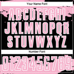 Custom Black Light Pink-White Abstract Fragment Art Sublimation Soccer Uniform Jersey