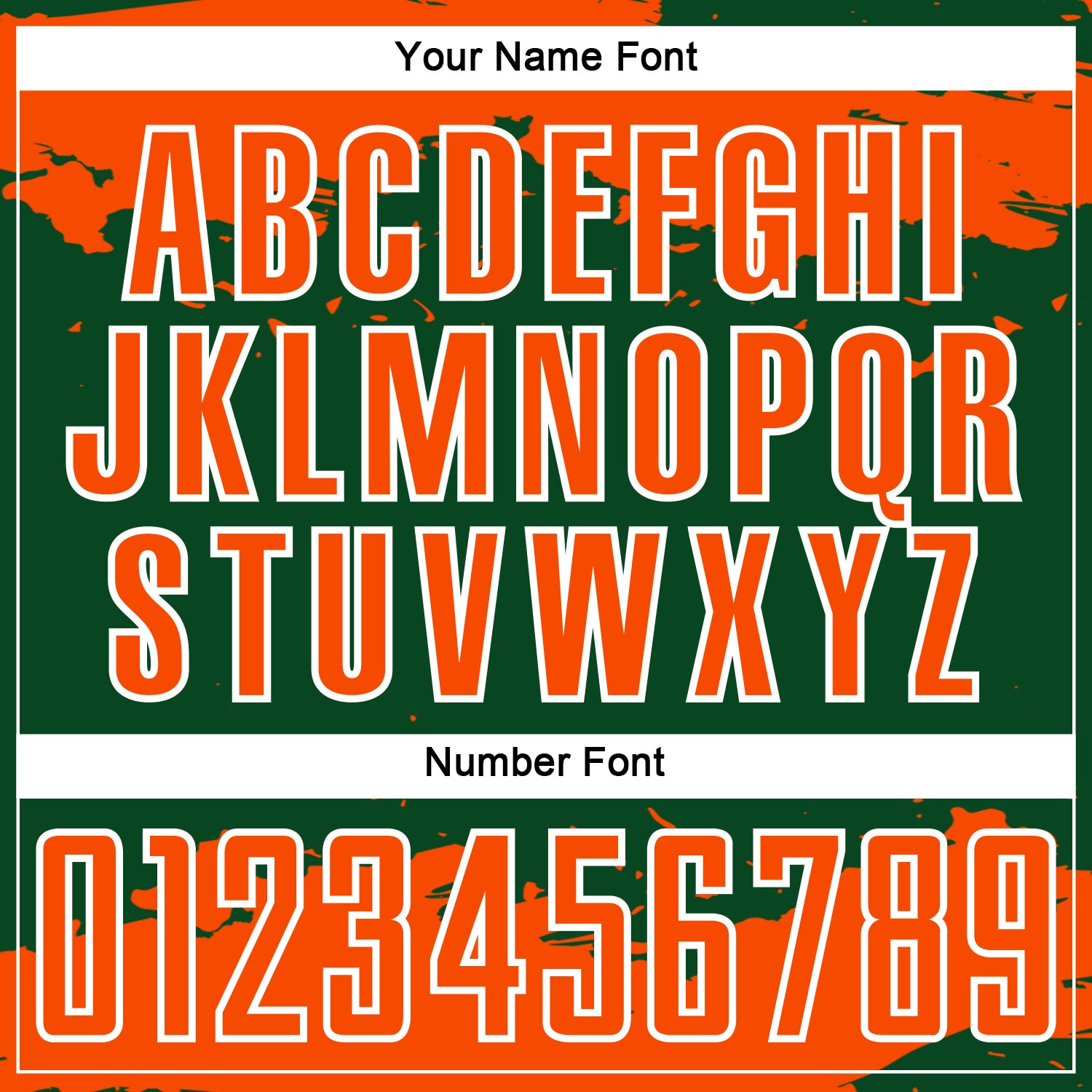 Custom Green Orange-White Abstract Fragment Art Sublimation Soccer Uniform Jersey