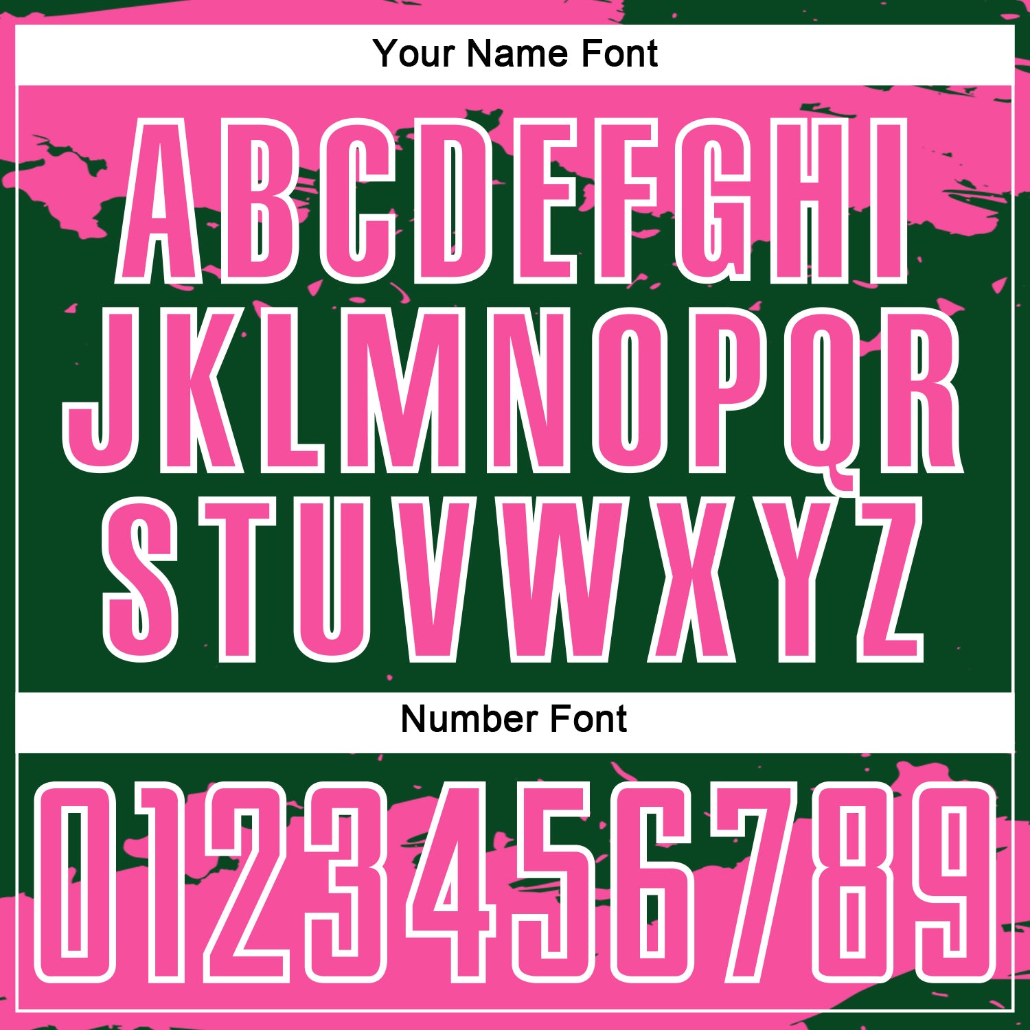 Custom Green Pink-White Abstract Fragment Art Sublimation Soccer Uniform Jersey