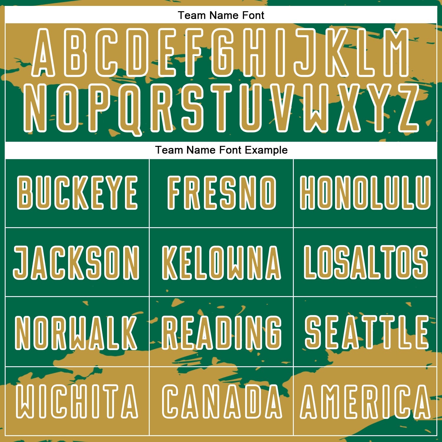 Custom Kelly Green Old Gold-White Abstract Fragment Art Sublimation Soccer Uniform Jersey