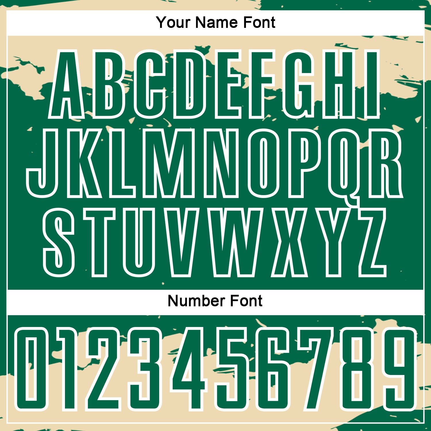 Custom Kelly Green Cream-White Abstract Fragment Art Sublimation Soccer Uniform Jersey