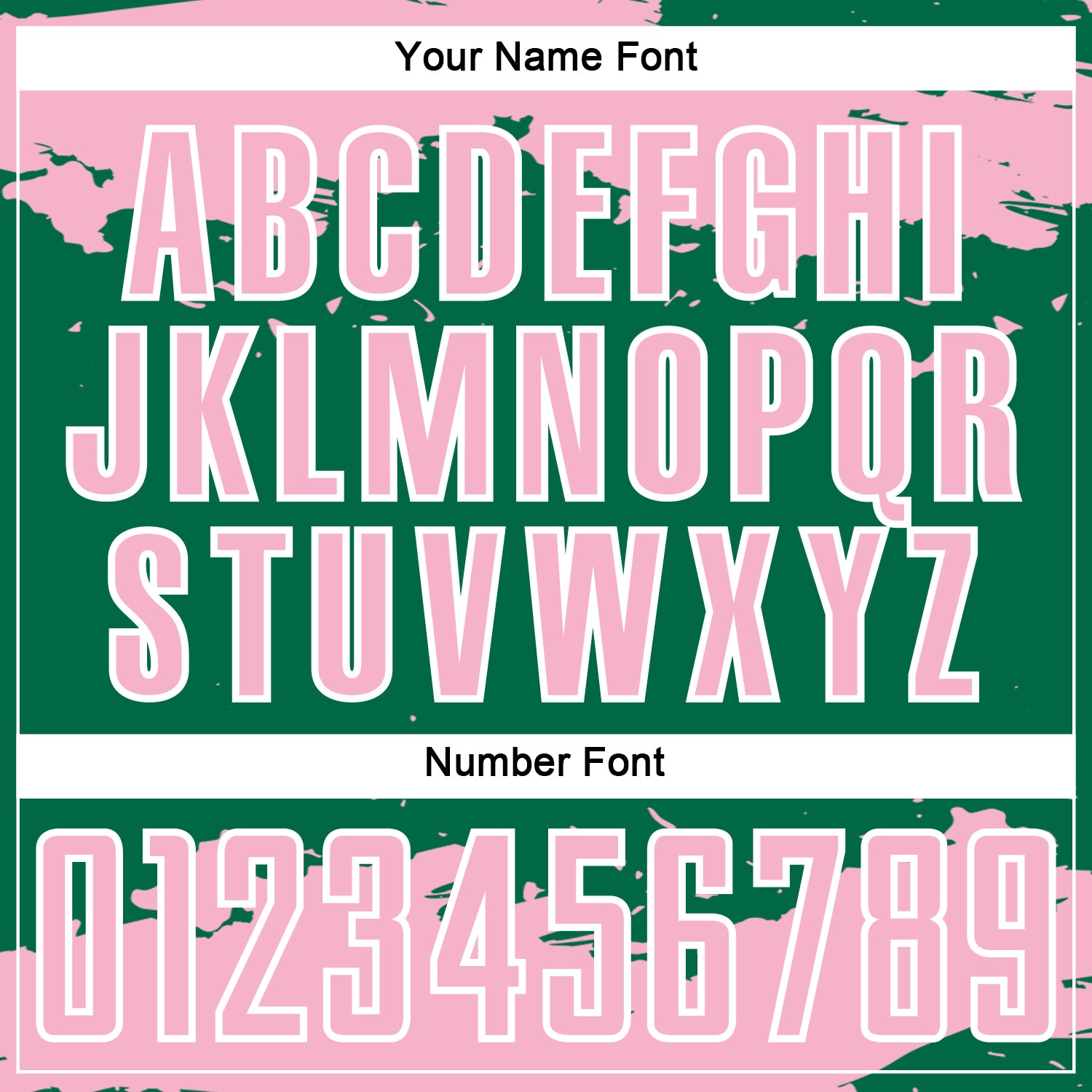 Custom Kelly Green Light Pink-White Abstract Fragment Art Sublimation Soccer Uniform Jersey