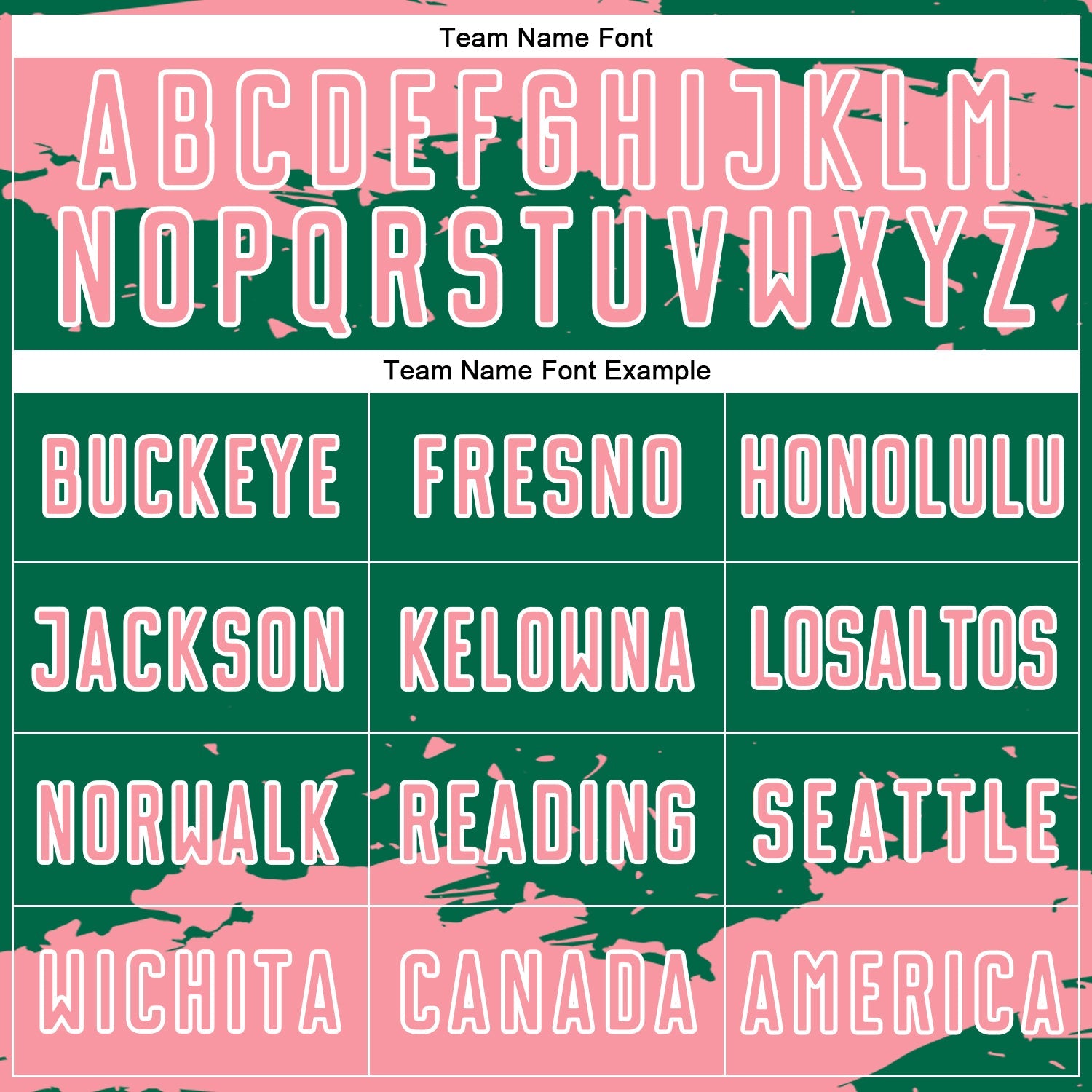 Custom Kelly Green Medium Pink-White Abstract Fragment Art Sublimation Soccer Uniform Jersey