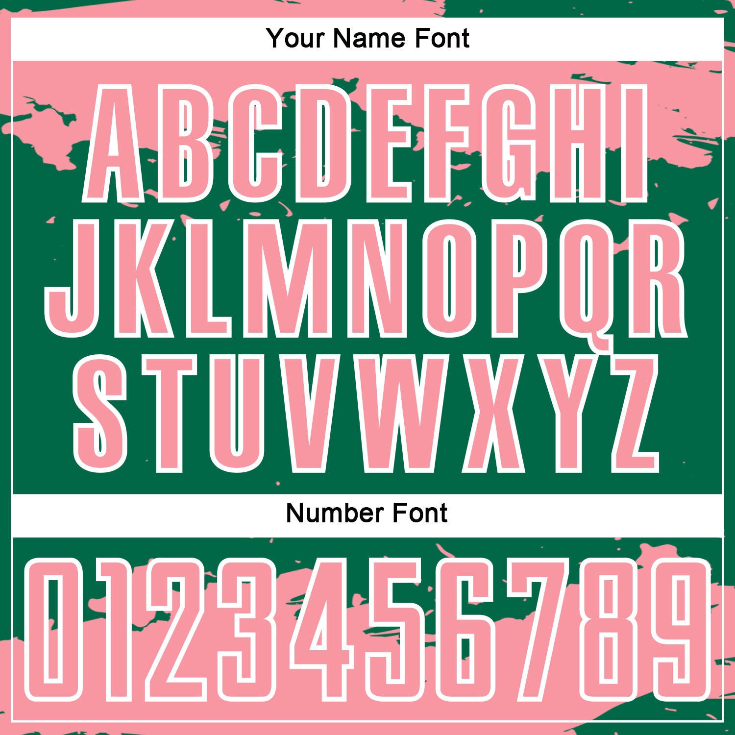 Custom Kelly Green Medium Pink-White Abstract Fragment Art Sublimation Soccer Uniform Jersey