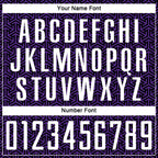 Custom Black White-Purple Geometric Arrow Sublimation Soccer Uniform Jersey