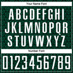 Custom Black White-Kelly Green Geometric Arrow Sublimation Soccer Uniform Jersey