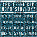 Custom Black White-Panther Blue Geometric Arrow Sublimation Soccer Uniform Jersey