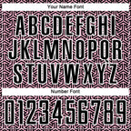 Custom Black Light Pink-White Geometric Arrow Sublimation Soccer Uniform Jersey