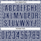 Custom Navy White Geometric Arrow Sublimation Soccer Uniform Jersey