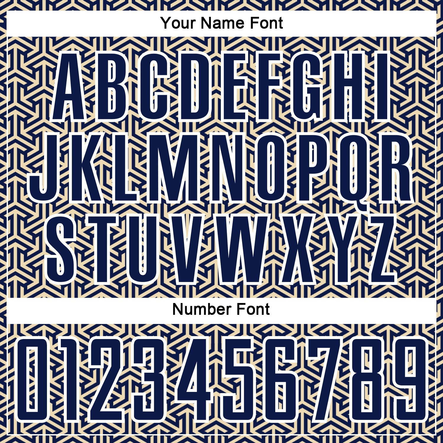 Custom Navy Cream-White Geometric Arrow Sublimation Soccer Uniform Jersey