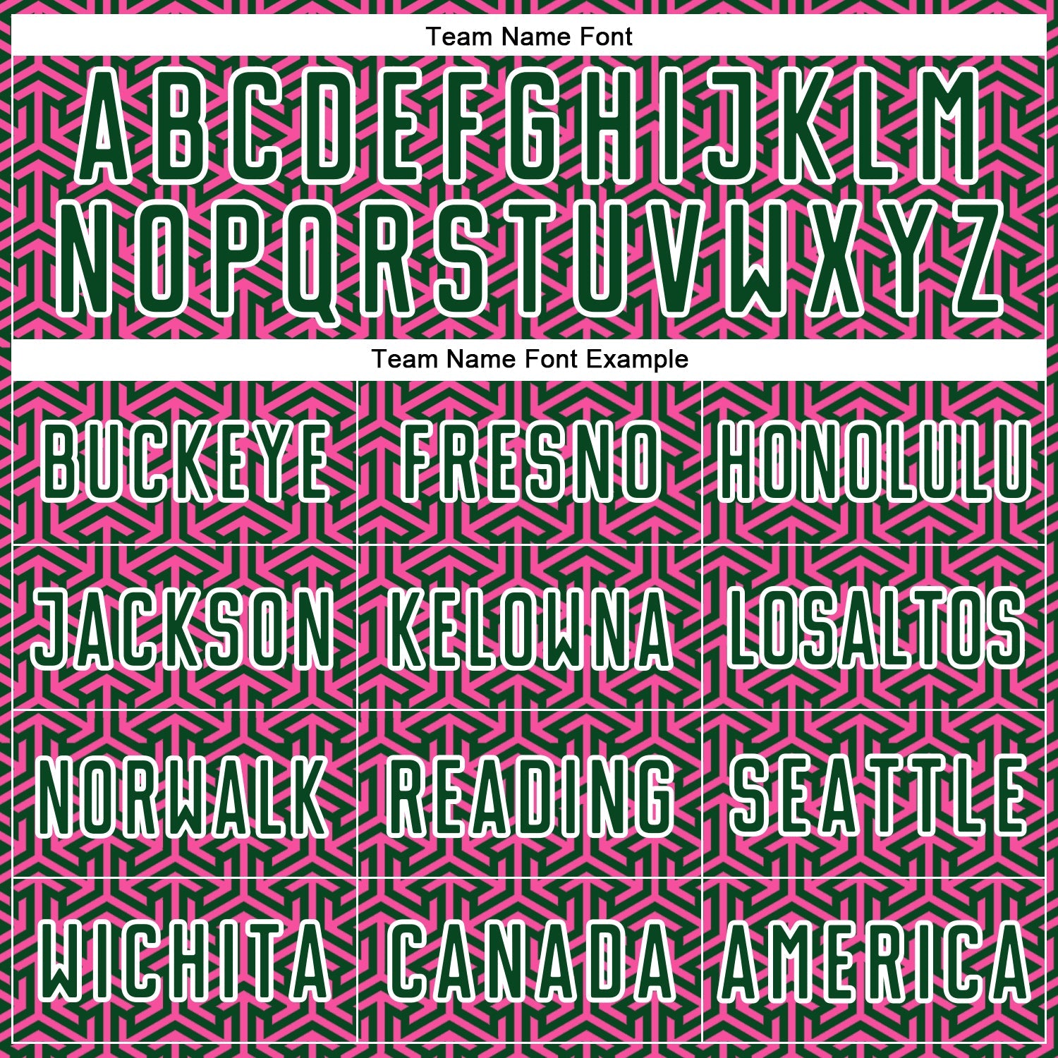 Custom Green Pink-White Geometric Arrow Sublimation Soccer Uniform Jersey