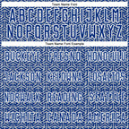 Custom Royal Gray-White Geometric Arrow Sublimation Soccer Uniform Jersey