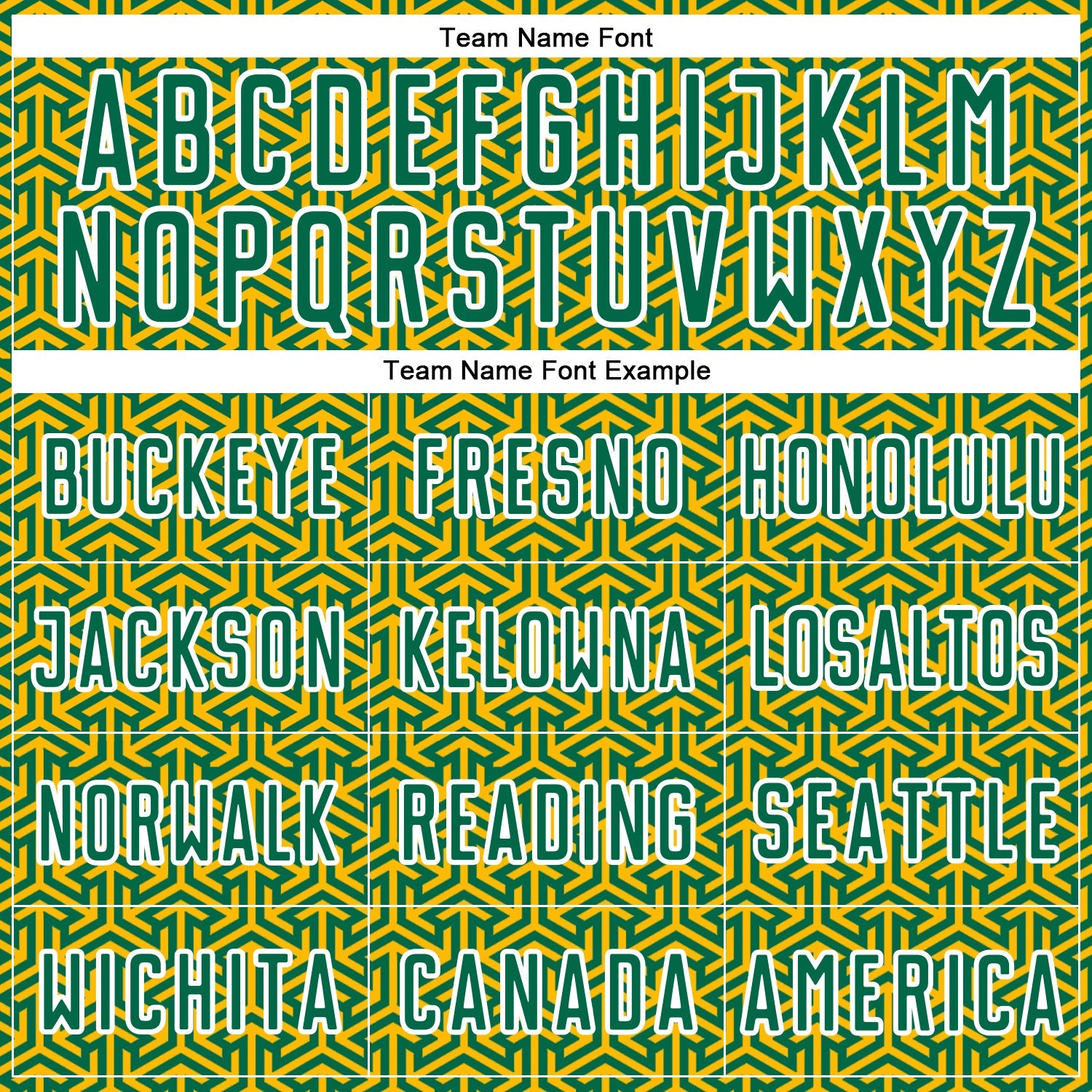 Custom Kelly Green Gold-White Geometric Arrow Sublimation Soccer Uniform Jersey