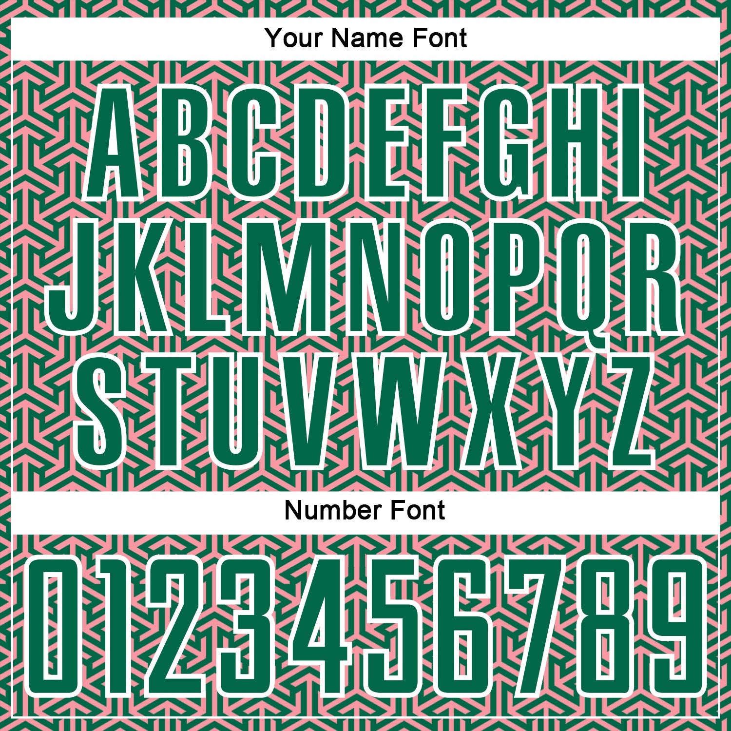 Custom Kelly Green Medium Pink-White Geometric Arrow Sublimation Soccer Uniform Jersey