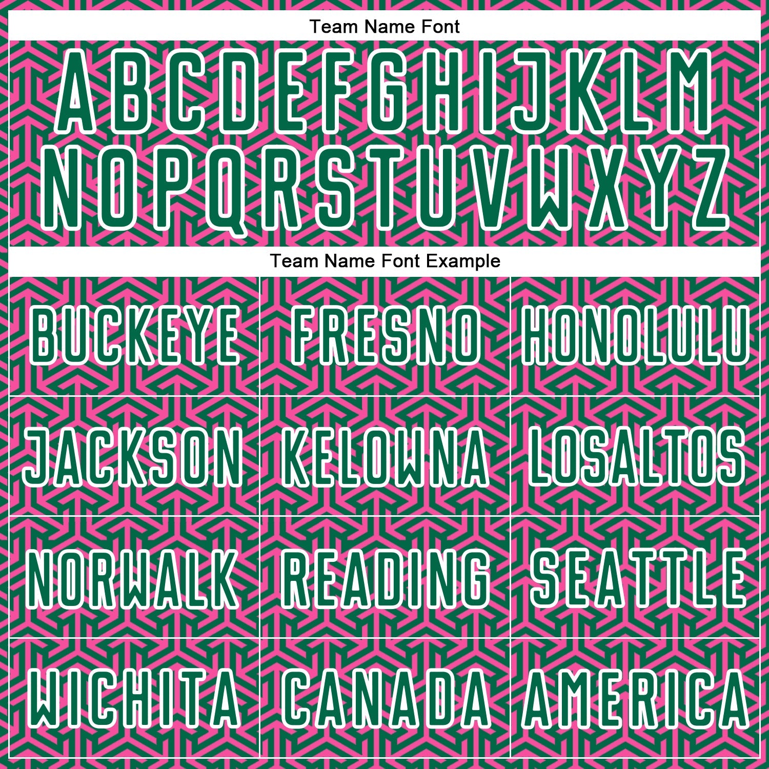 Custom Kelly Green Pink-White Geometric Arrow Sublimation Soccer Uniform Jersey