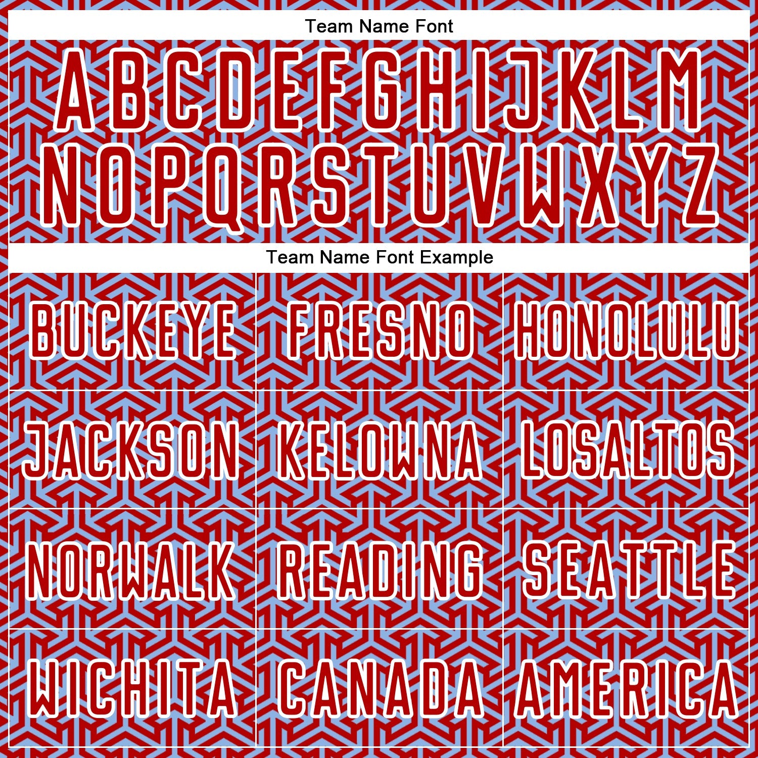 Custom Red Light Blue-White Geometric Arrow Sublimation Soccer Uniform Jersey