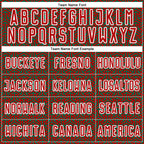 Custom Red Kelly Green-White Geometric Arrow Sublimation Soccer Uniform Jersey