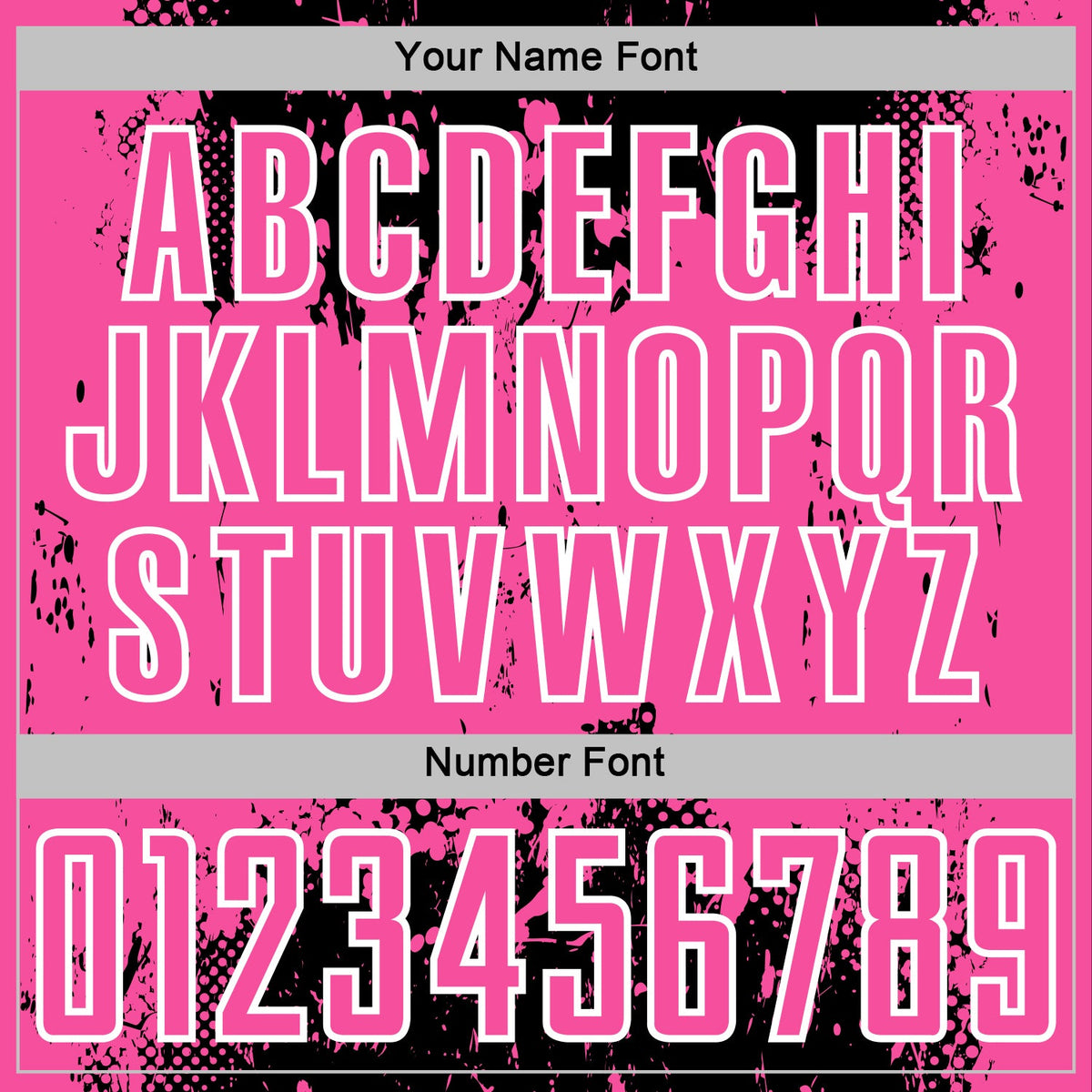 Custom Black Pink-White Abstract Splatter Grunge Art Sports Sublimation Soccer Uniform Jersey