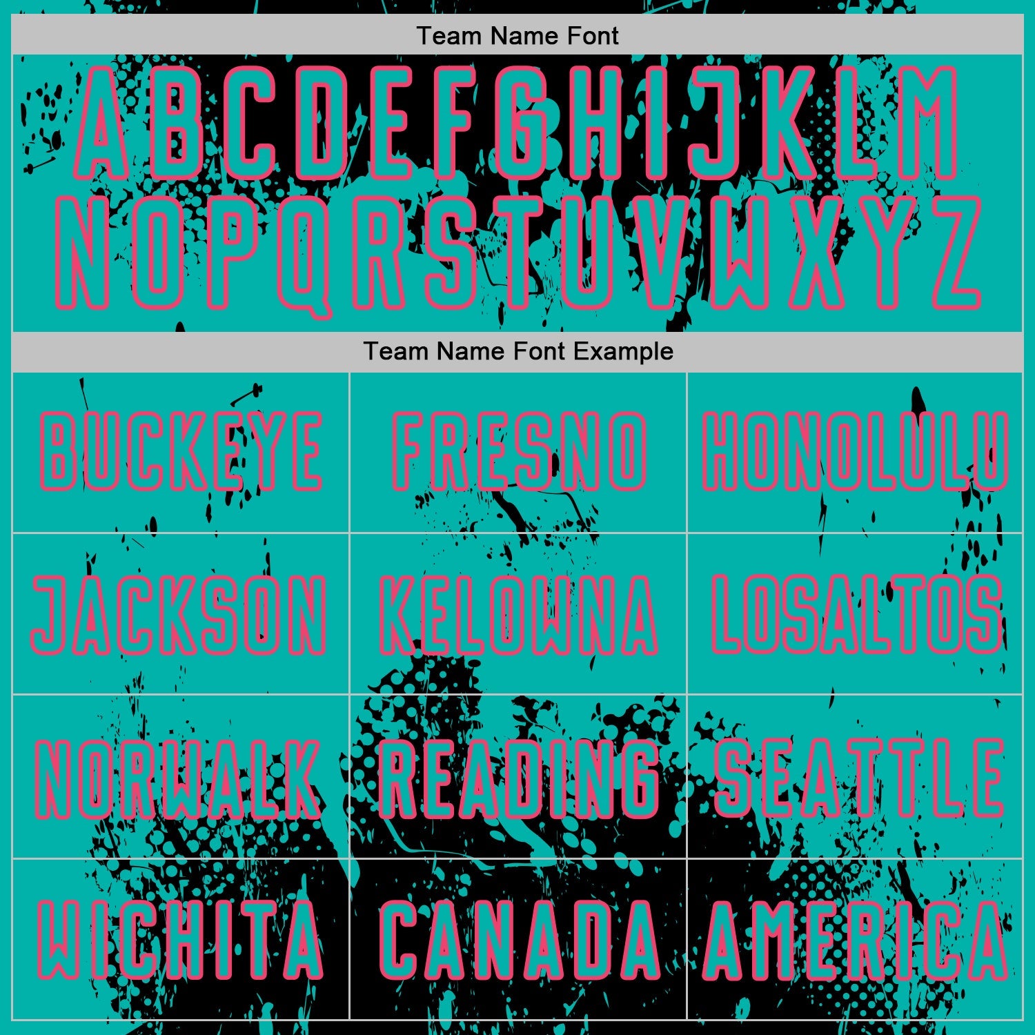 Custom Black Aqua-Neon Pink Abstract Splatter Grunge Art Sports Sublimation Soccer Uniform Jersey