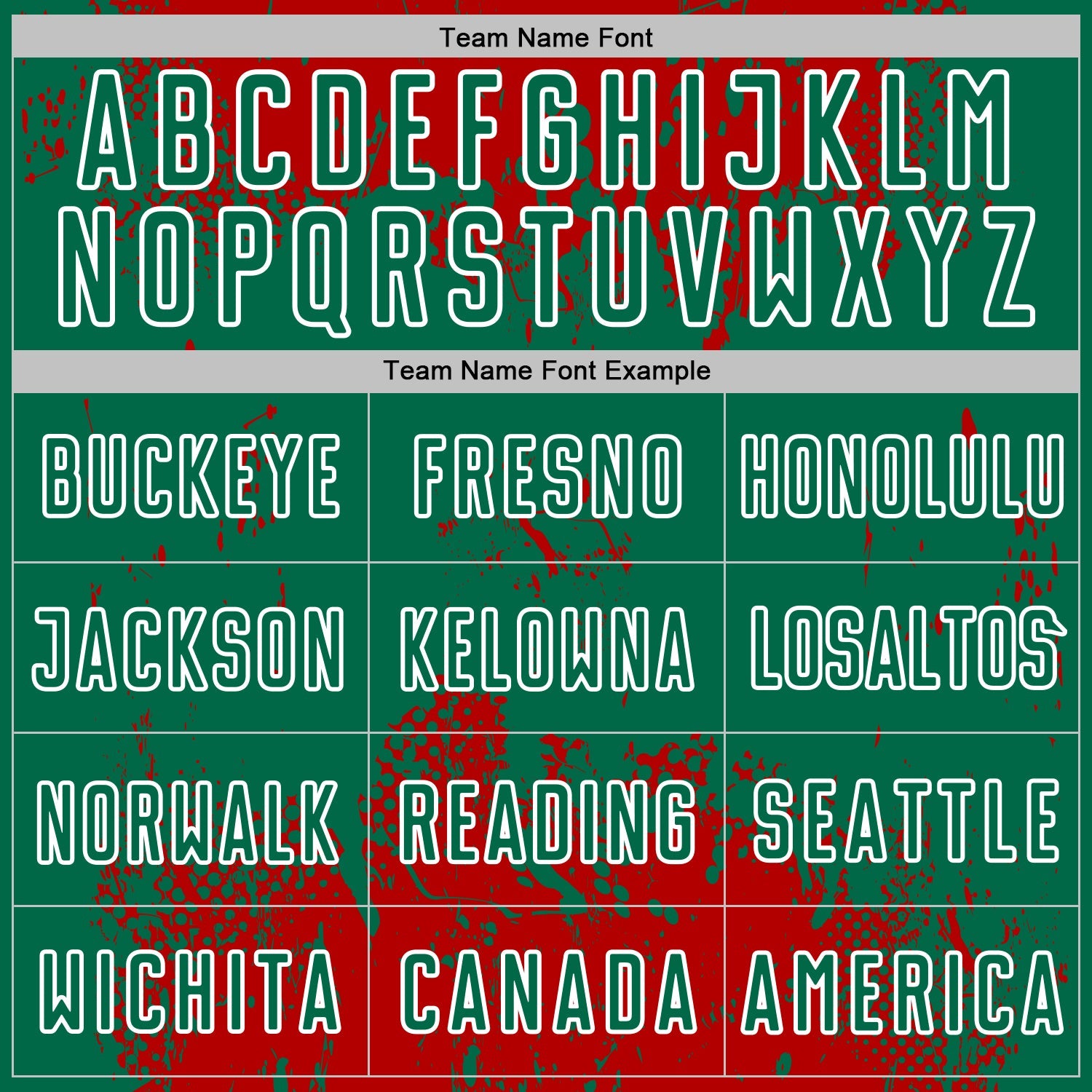 Custom Red Kelly Green-White Abstract Splatter Grunge Art Sports Sublimation Soccer Uniform Jersey