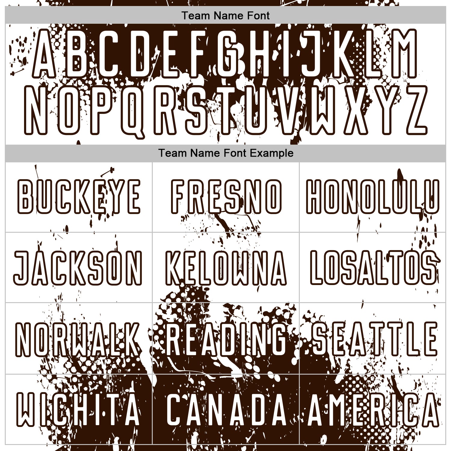 Custom Brown White Abstract Splatter Grunge Art Sports Sublimation Soccer Uniform Jersey