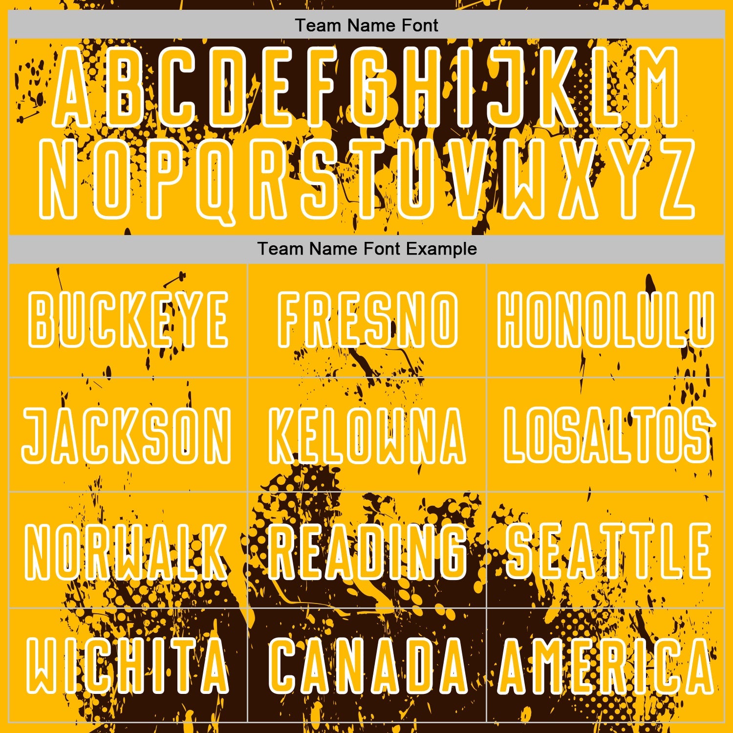 Custom Brown Gold-White Abstract Splatter Grunge Art Sports Sublimation Soccer Uniform Jersey