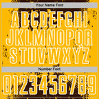 Custom Brown Gold-White Abstract Splatter Grunge Art Sports Sublimation Soccer Uniform Jersey