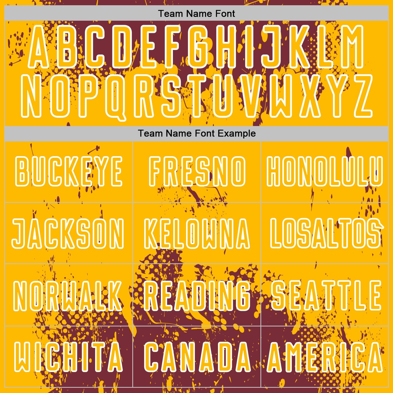 Custom Burgundy Gold-White Abstract Splatter Grunge Art Sports Sublimation Soccer Uniform Jersey