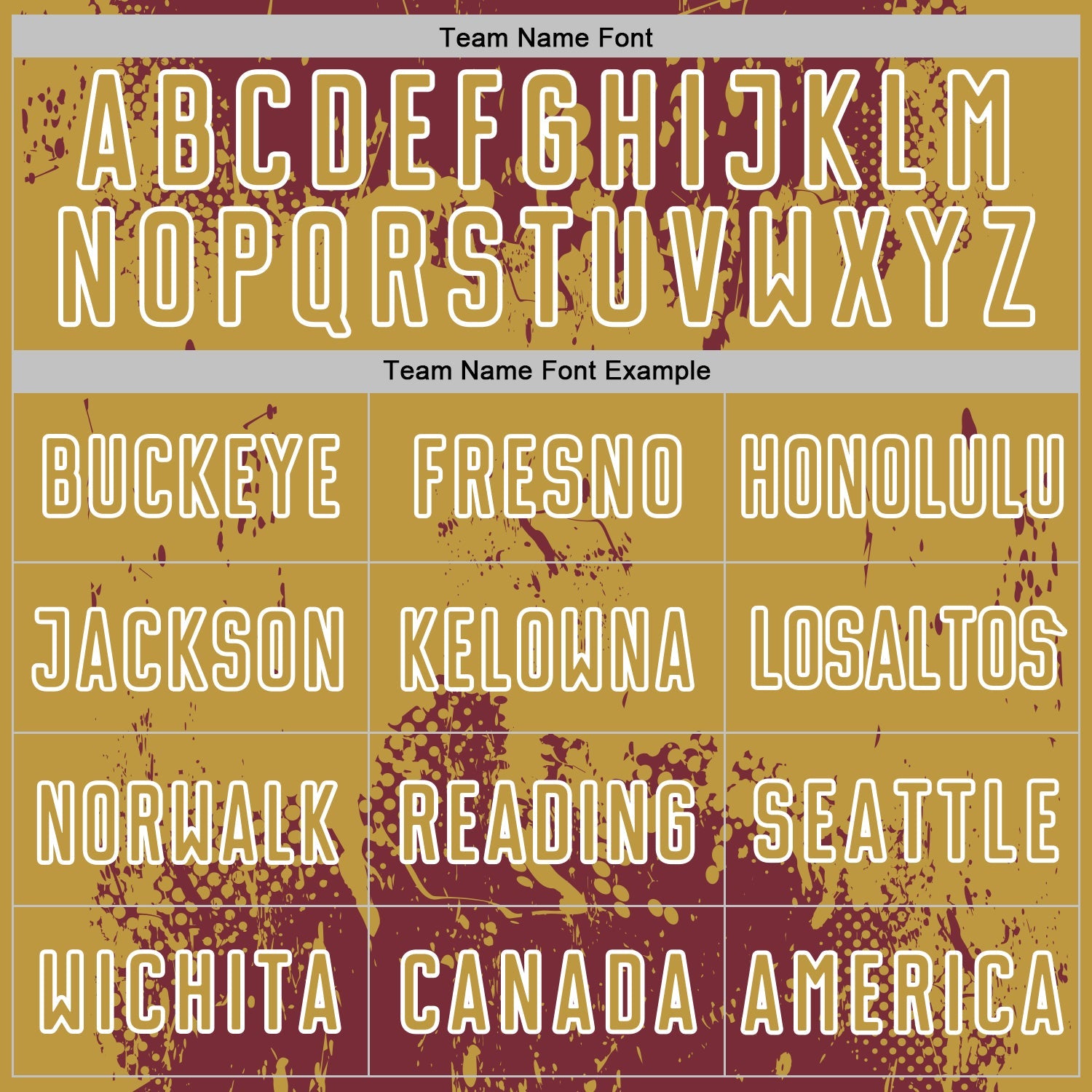 Custom Burgundy Old Gold-White Abstract Splatter Grunge Art Sports Sublimation Soccer Uniform Jersey