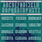 Custom Navy Teal-White Abstract Splatter Grunge Art Sports Sublimation Soccer Uniform Jersey