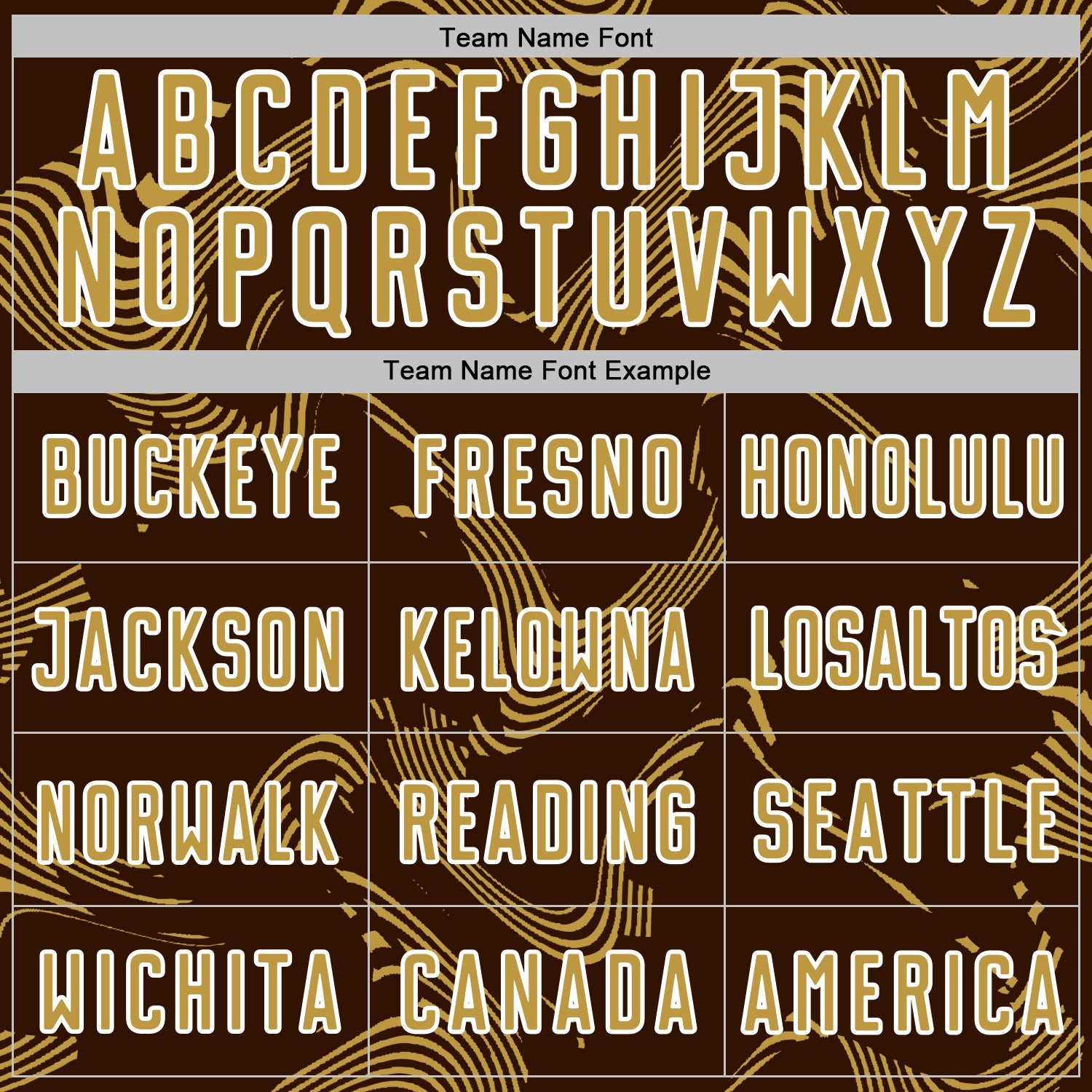 Custom Brown Old Gold-White Curve Lines Sports Sublimation Soccer Uniform Jersey