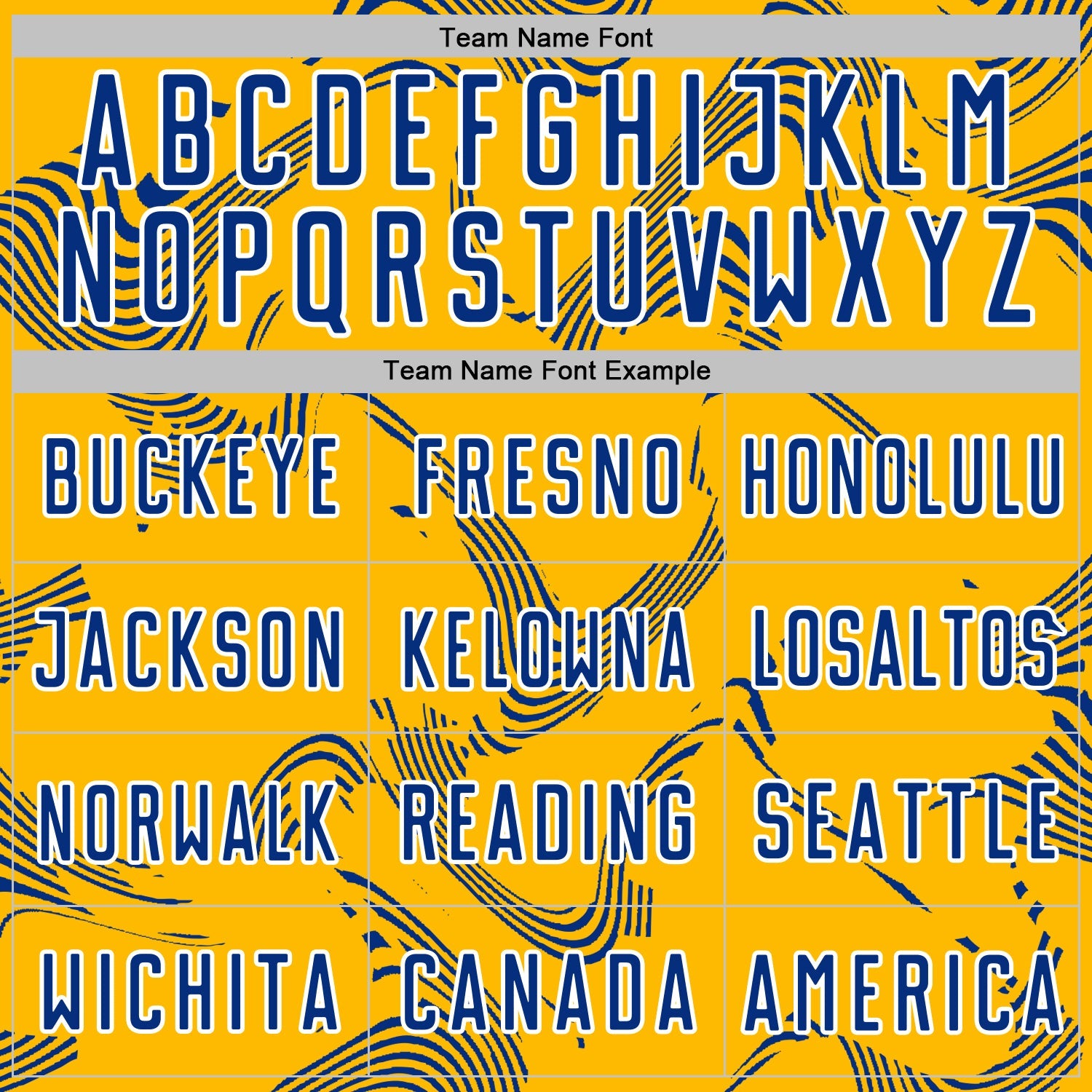 Custom Gold Royal-White Curve Lines Sports Sublimation Soccer Uniform Jersey